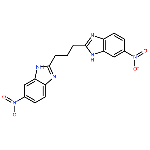 1H-Benzimidazole, 2,2'-(1,3-propanediyl)bis[5-nitro-