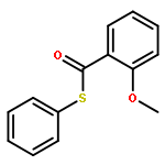 Benzenecarbothioic acid, 2-methoxy-, S-phenyl ester