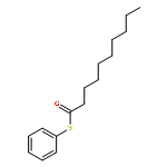 DECANETHIOIC ACID, S-PHENYL ESTER