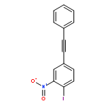 BENZENE, 1-IODO-2-NITRO-4-(PHENYLETHYNYL)-