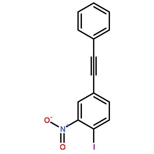 BENZENE, 1-IODO-2-NITRO-4-(PHENYLETHYNYL)-