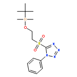 1H-Tetrazole,5-[[2-[[(1,1-dimethylethyl)dimethylsilyl]oxy]ethyl]sulfonyl]-1-phenyl-