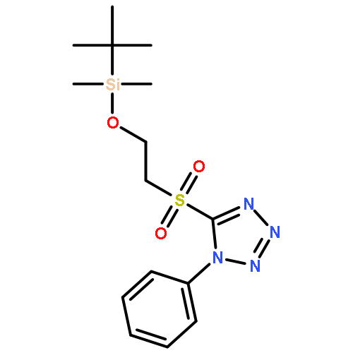 1H-Tetrazole,5-[[2-[[(1,1-dimethylethyl)dimethylsilyl]oxy]ethyl]sulfonyl]-1-phenyl-