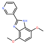 1H-BENZIMIDAZOLE, 4,7-DIMETHOXY-2-(3-PYRIDINYL)-