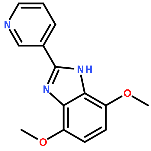 1H-BENZIMIDAZOLE, 4,7-DIMETHOXY-2-(3-PYRIDINYL)-