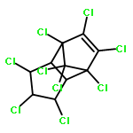 4,7-Methano-1H-indene,1,2,3,4,5,6,7,8,8-nonachloro-2,3,3a,4,7,7a-hexahydro-,(1R,3S,3aR,4S,7R,7aS)-rel-