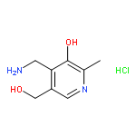 4-(aminomethyl)-5-hydroxy-6-methyl-3-Pyridinemethanol hydrochloride