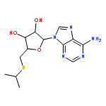 Adenosine, 5'-S-(1-methylethyl)-5'-thio-