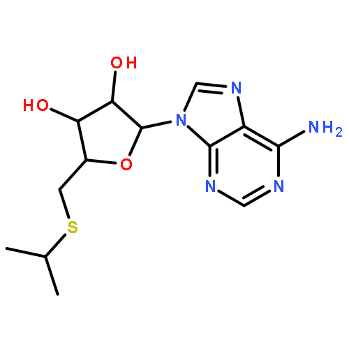 Adenosine, 5'-S-(1-methylethyl)-5'-thio-