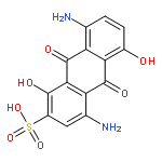 4,8-diamino-1,5-dihydroxy-9,10-dioxoanthracene-2-sulfonic Acid