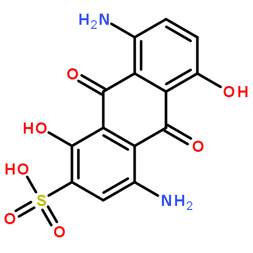 4,8-diamino-1,5-dihydroxy-9,10-dioxoanthracene-2-sulfonic Acid