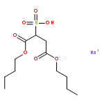 Butanedioic acid,2-sulfo-, 1,4-dibutyl ester, sodium salt (1:1)