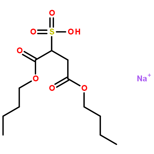 Butanedioic acid,2-sulfo-, 1,4-dibutyl ester, sodium salt (1:1)