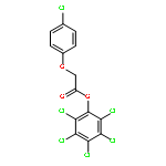 (2,3,4,5,6-pentachlorophenyl) 2-(4-chlorophenoxy)acetate