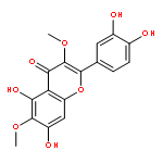 2-(3,4-dihydroxyphenyl)-5,7-dihydroxy-3,6-dimethoxy-4H-chromen-4-one