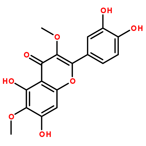 2-(3,4-dihydroxyphenyl)-5,7-dihydroxy-3,6-dimethoxy-4H-chromen-4-one