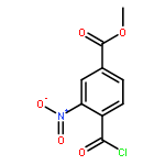 Benzoic acid, 4-(chlorocarbonyl)-3-nitro-, methyl ester