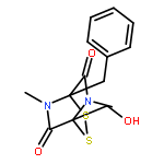 (4S)-1-benzyl-4-(hydroxymethyl)-5,7-dimethyl-2,3-dithia-5,7-diazabicyclo[2.2.2]octane-6,8-dione