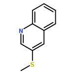 Quinoline, 3-(methylthio)-