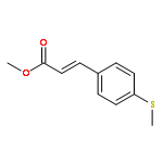 2-Propenoic acid, 3-[4-(methylthio)phenyl]-, methyl ester