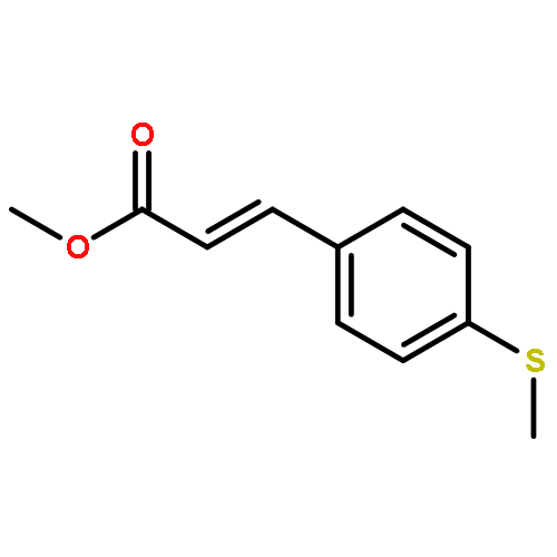 2-Propenoic acid, 3-[4-(methylthio)phenyl]-, methyl ester