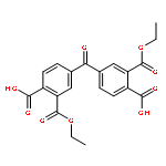 2,2'-diethyl dihydrogen 4,4'-carbonylbisphthalate