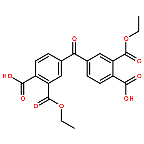 2,2'-diethyl dihydrogen 4,4'-carbonylbisphthalate