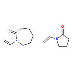 1-ethenylazepan-2-one - 1-ethenylpyrrolidin-2-one (1:1)