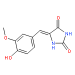 2,4-Imidazolidinedione,5-[(4-hydroxy-3-methoxyphenyl)methylene]-