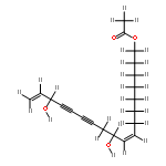 1-Ac-(Z)-9,17-Octadecadiene-12,14-diyne-1,11,16-triol