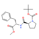 L-Phenylalanine, 1-[(1,1-dimethylethoxy)carbonyl]-L-prolyl-, methyl ester