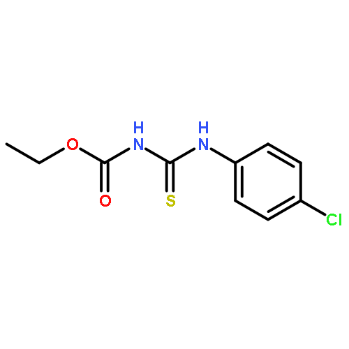 Carbamic acid, [[(4-chlorophenyl)amino]thioxomethyl]-, ethyl ester