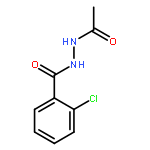 Benzoic acid, 2-chloro-, 2-acetylhydrazide