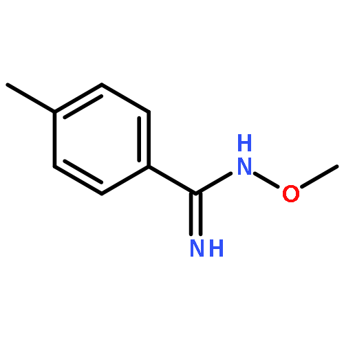 Benzenecarboximidamide, N-methoxy-4-methyl-