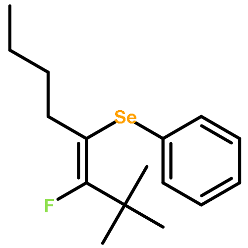 BENZENE, [[(1E)-1-(1-FLUORO-2,2-DIMETHYLPROPYLIDENE)PENTYL]SELENO]-