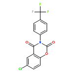 2H-1,3-Benzoxazine-2,4(3H)-dione,6-chloro-3-[4-(trifluoromethyl)phenyl]-