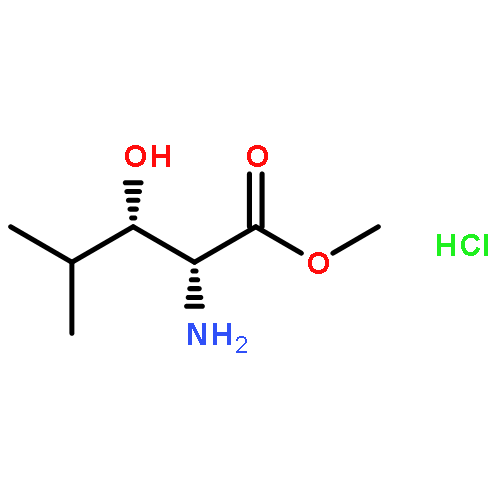 D-Leucine, 3-hydroxy-, methyl ester, hydrochloride, (3S)-