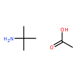 2-Propanamine, 2-methyl-, acetate