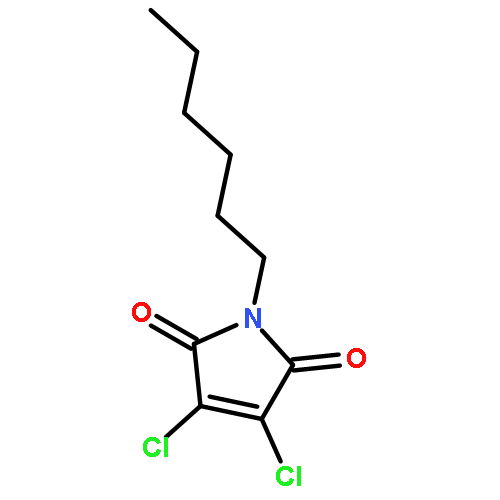 1H-Pyrrole-2,5-dione, 3,4-dichloro-1-hexyl-