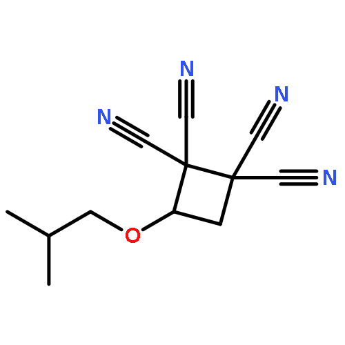 1,1,2,2-CYCLOBUTANETETRACARBONITRILE, 3-(2-METHYLPROPOXY)-