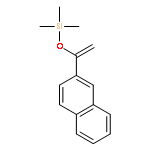 TRIMETHYL(1-NAPHTHALEN-2-YLETHENOXY)SILANE