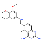 2,4-Quinazolinediamine,5-methyl-6-[[(3,4,5-trimethoxyphenyl)amino]methyl]-