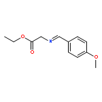 Glycine, N-[(4-methoxyphenyl)methylene]-, ethyl ester