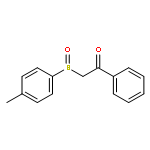 Ethanone, 2-[(R)-(4-methylphenyl)sulfinyl]-1-phenyl-