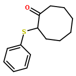 CYCLOOCTANONE, 2-(PHENYLTHIO)-