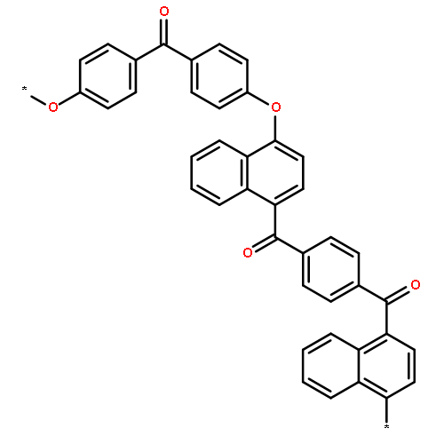 Poly(oxy-1,4-phenylenecarbonyl-1,4-phenyleneoxy-1,4-naphthalenediylc
arbonyl-1,4-phenylenecarbonyl-1,4-naphthalenediyl)