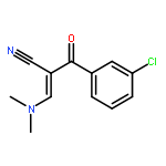 Benzenepropanenitrile, 3-chloro-a-[(dimethylamino)methylene]-b-oxo-