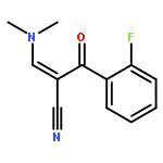 (Z)-3-(dimethylamino)-2-(2-fluorobenzoyl)prop-2-enenitrile