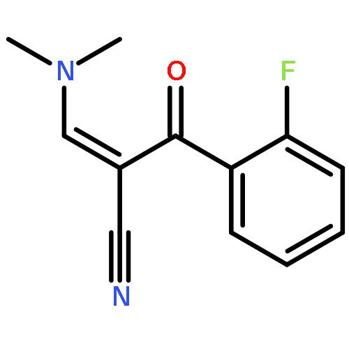 (Z)-3-(dimethylamino)-2-(2-fluorobenzoyl)prop-2-enenitrile