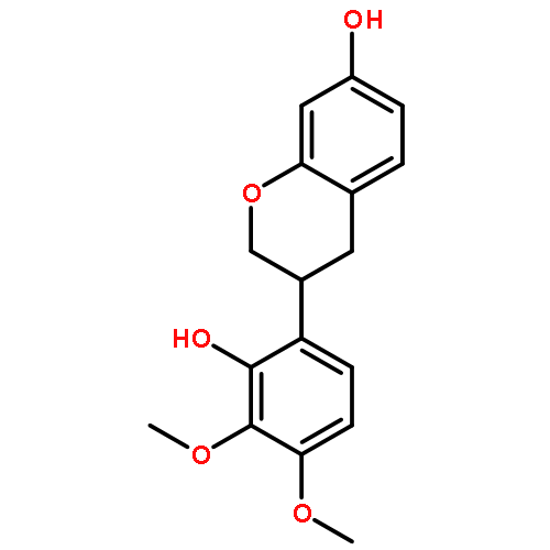 2H-1-Benzopyran-7-ol, 3,4-dihydro-3-(2-hydroxy-3,4-dimethoxyphenyl)-